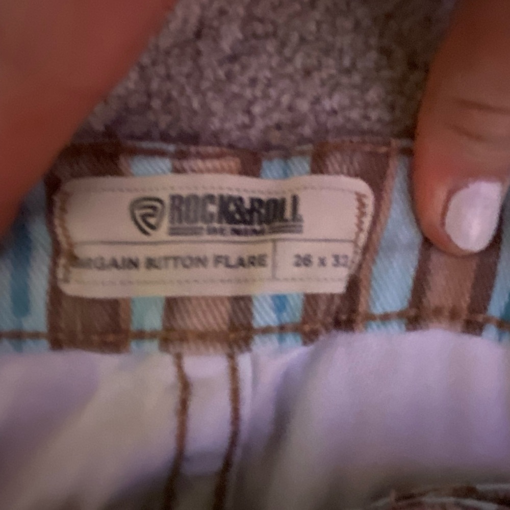 Striped Flare Pants - Picture 2 of 3